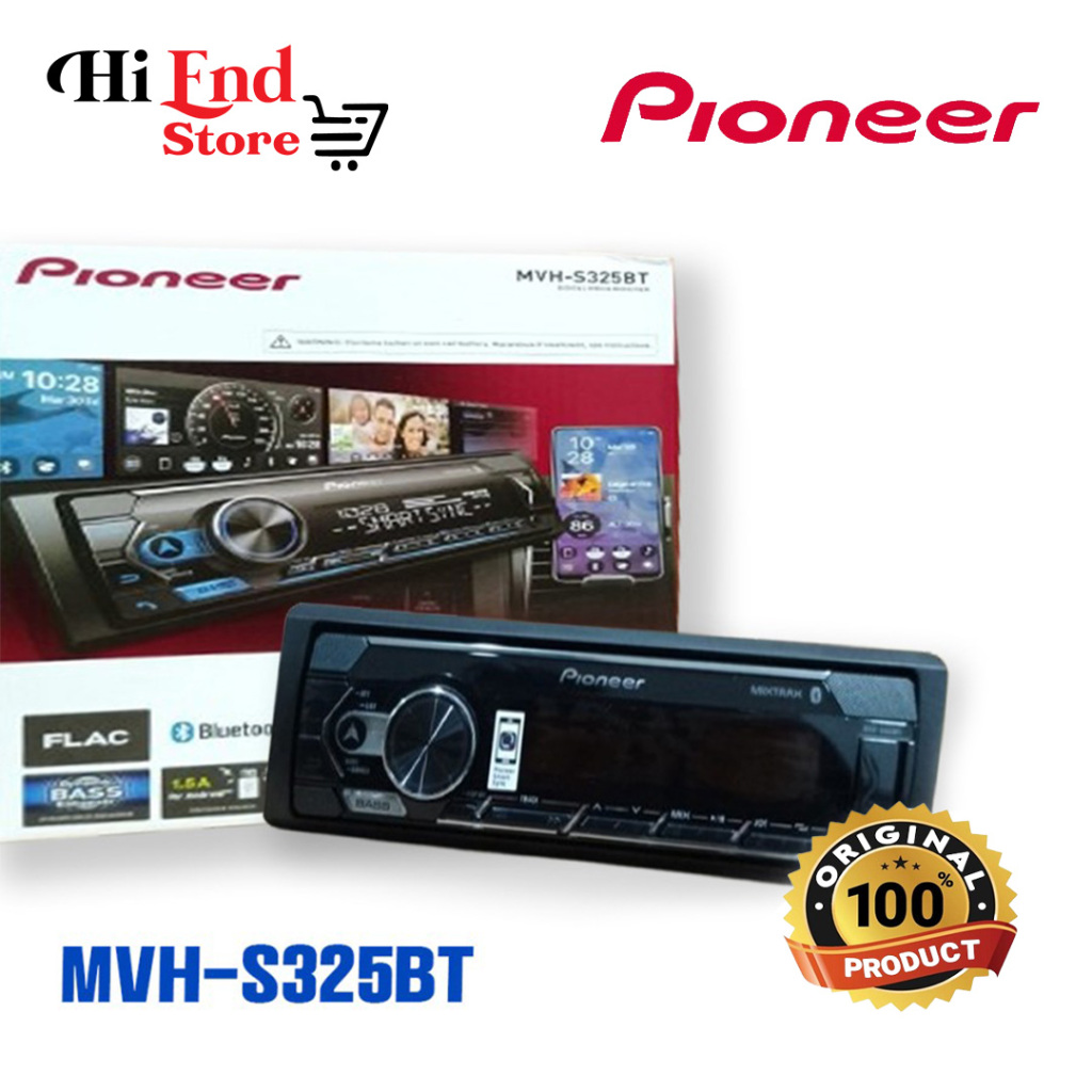 Pioneer MVH S 325 BT Head Unit Single Din Head Unit