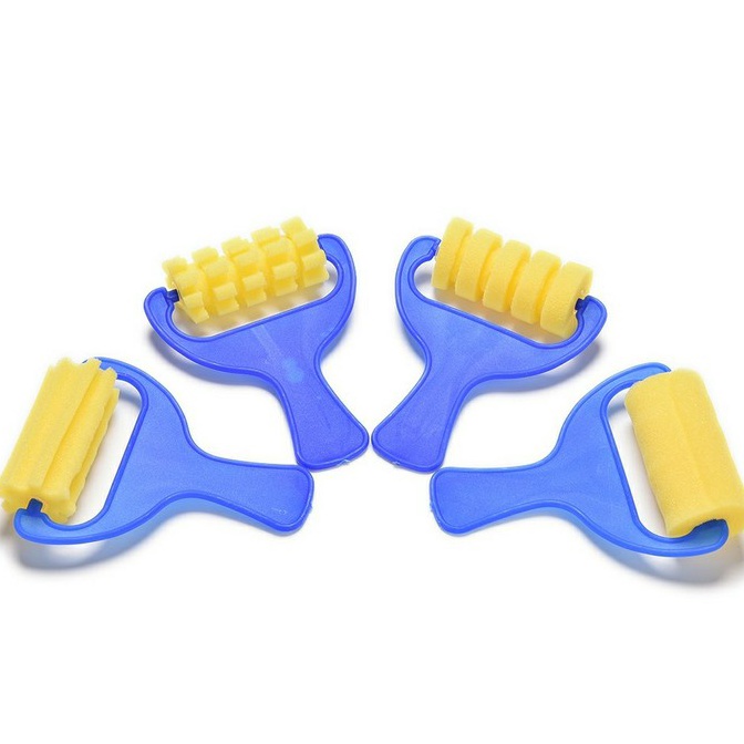 

KODE N29N Kid Paint Sponge Roller Spons Lukis isi 4