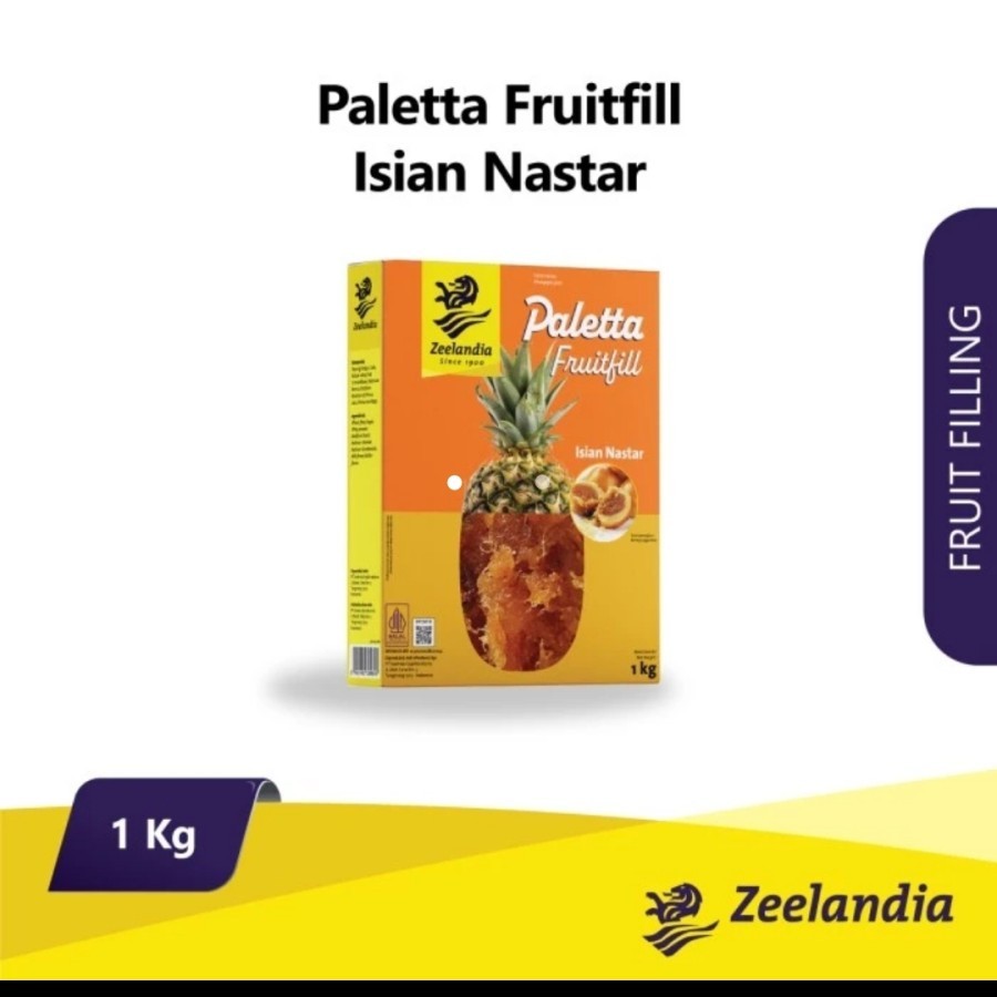 

Zeelandia Paletta Fruitfill Nastar 1kg Selai Nanas isian Nastar