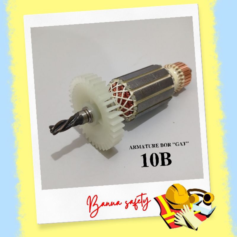 ARMATURE ANGKER GAT Armature BOR 10B Arm Mesin Bor GAT 10B