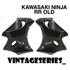 FAIRING BAWAH NINJA RR OLD HITAM  COWLING LWR BODY COVER NINJA RR OLD ZX ORIGINAL KAWASAKI KANAN 550