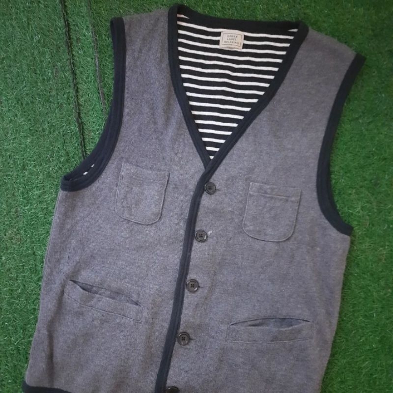 Rompi bahan cardigan-Green Label Relaxing