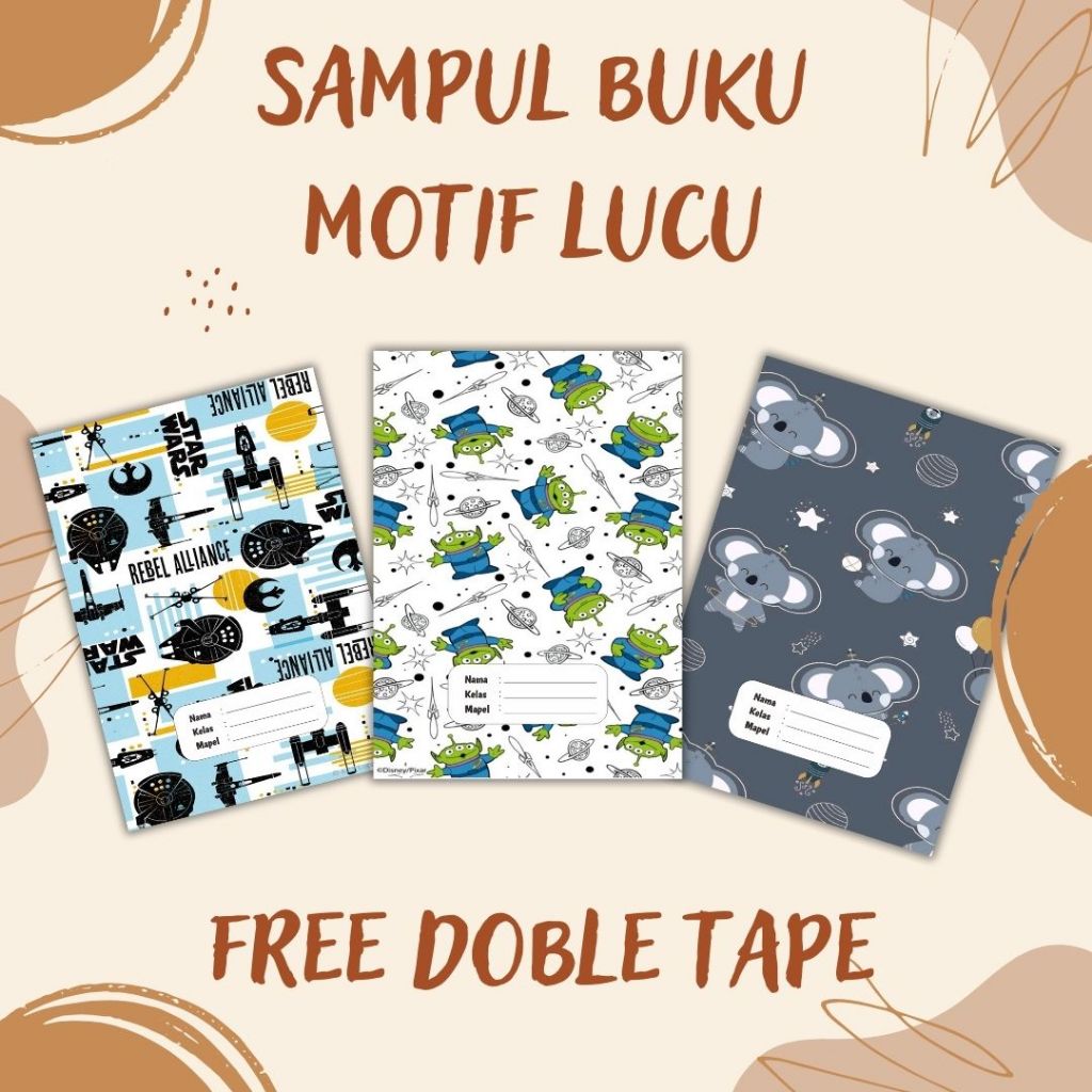 

SAMPUL BUKU TULIS CUSTOM NAMA, KELAS DAN MAPEL SIDU CAMPUS BIGBOSS MOTIF LUCU (ISI 10 PCS) FREE DOBLE TAPE