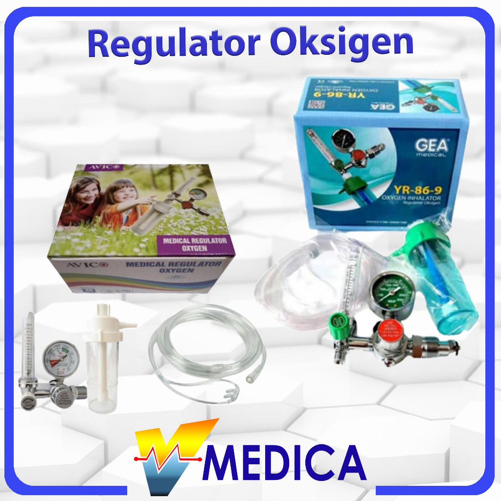 Regulator Oksigen Kesehatan merk GEA/ Regulator Oksigen merk Avico