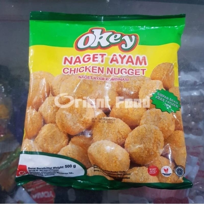 

Okey Nugget Ayam Coin 500gr