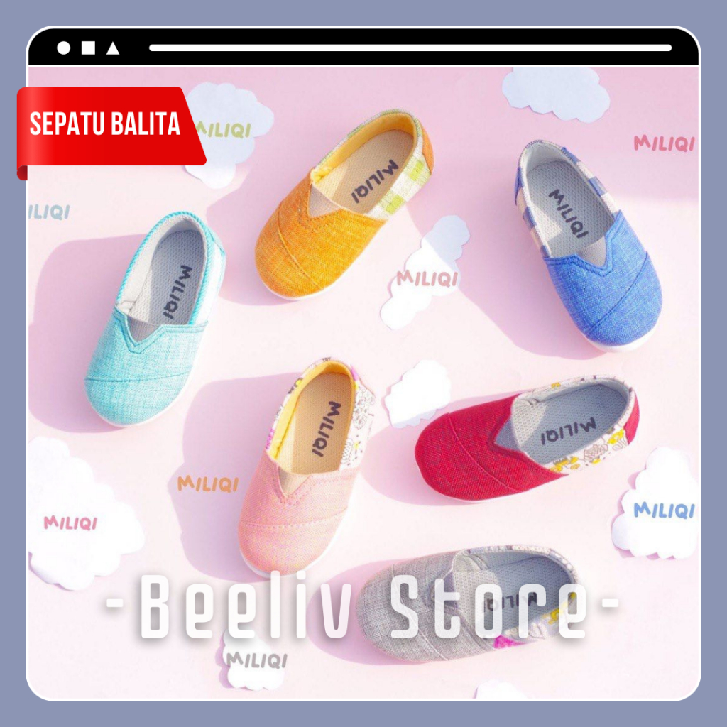 Sepatu Anak Perempuan Miliqi MS01 Balita By Miliqi