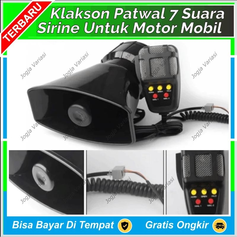 KLAKSON PATWAL SIRINE 7 SUARA MOBIL MOTOR