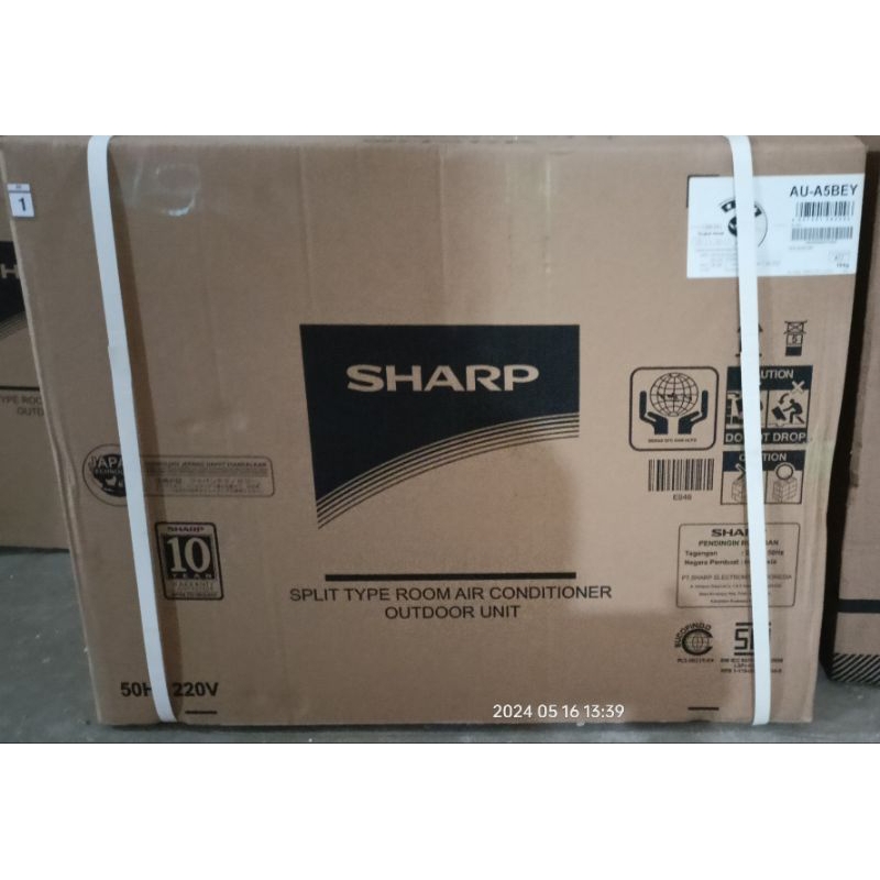 Sharp ac a5bey 0.5 pk 1/2 pk garuda wing air flow watt fit super jet mode copper evaporator condense