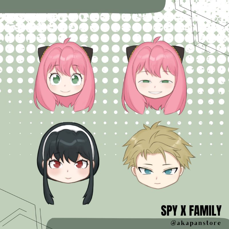

[Akapanstore] SPYXFAMILY VINYL STICKER