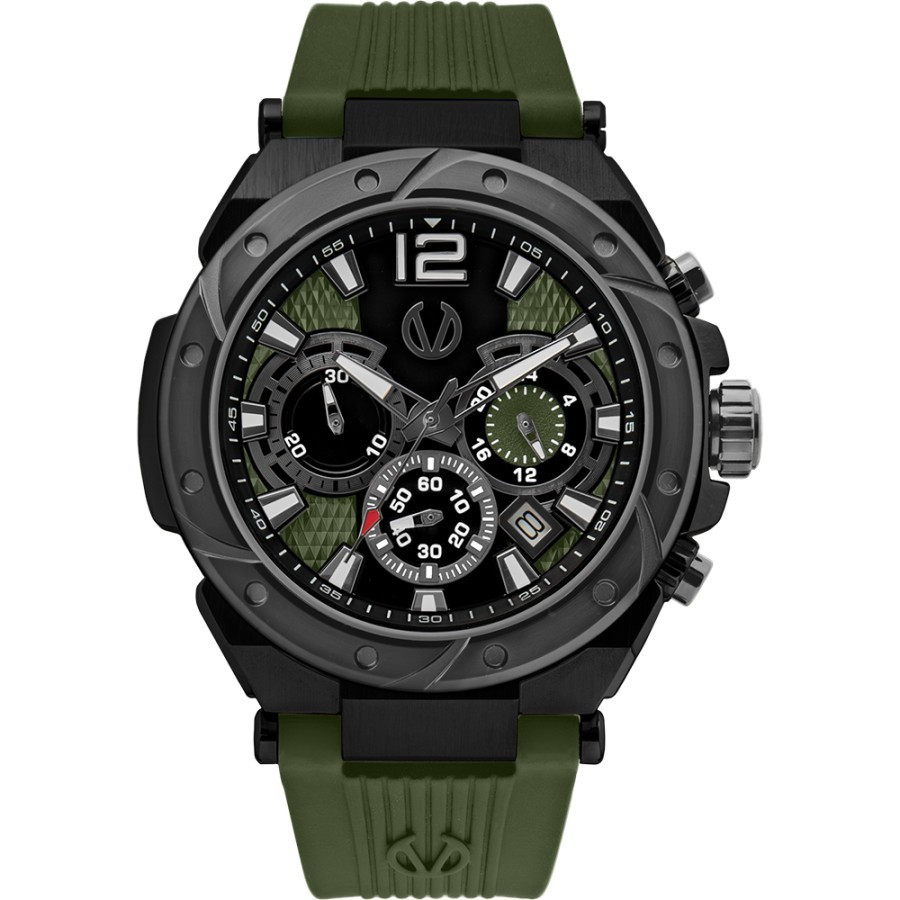 Jam Tangan Christ Verra CV 53604G-36 BLK/GRN Original Resmi