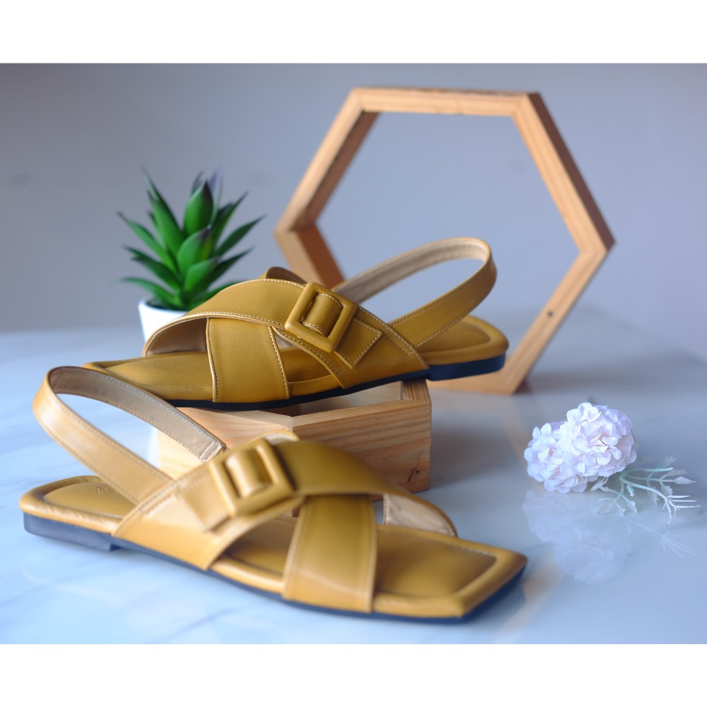 "Macati" Sandal Teplek Wanita Sandal Casual Wanita Empuk Kekinian Terbaru Sandal Wanita Model Tali B