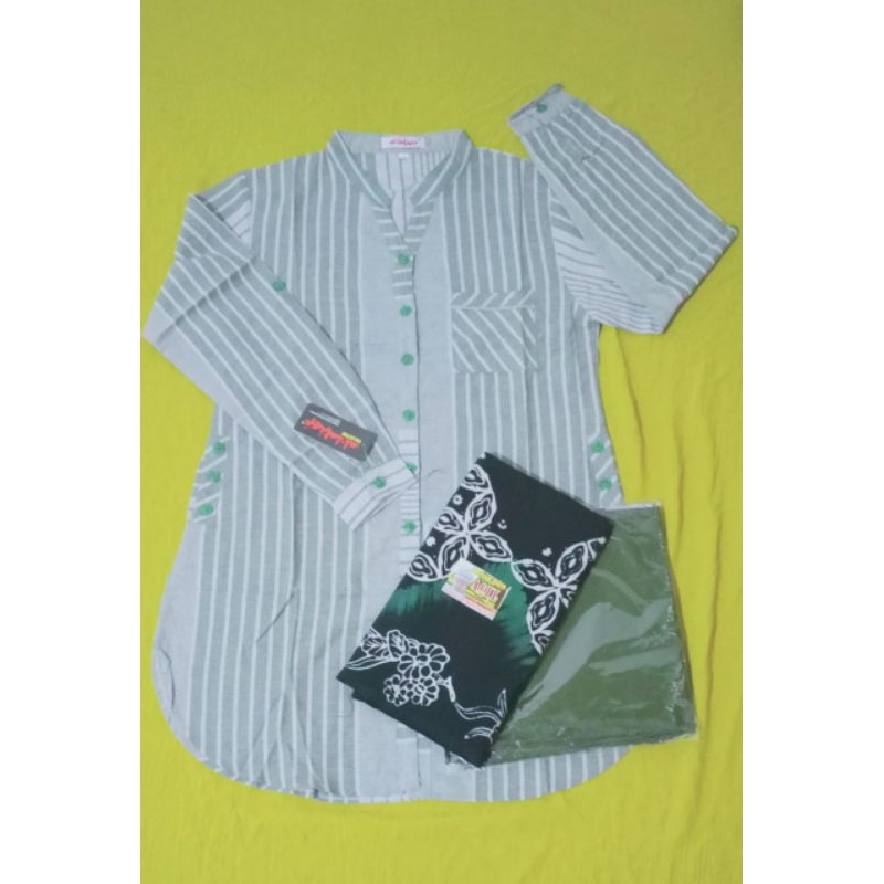 SETELAN TUNIK,HIJAB DAN SARUNG