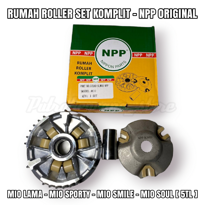 RUMAH ROLLER SET KOMPLIT NPP ORIGINAL - MIO LAMA, MIO SPORTY, SMILE, SOUL [ 5TL ] - PULLY SET