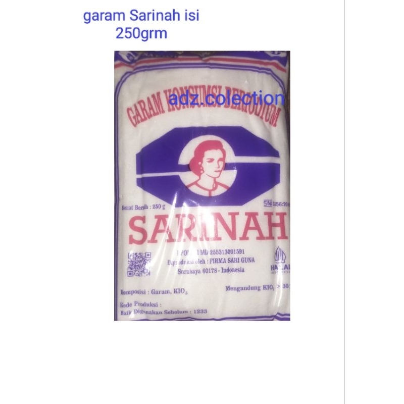 

garam beryodium Sarinah 250g