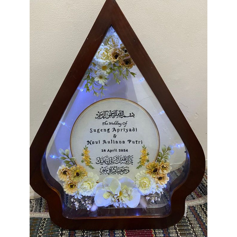 Mahar Pernikahan Bentuk Wayang