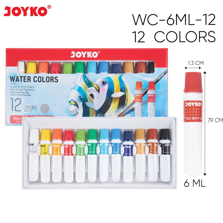 

KODE J34A Cat Air Joyko 12 Warna WC6ML12C