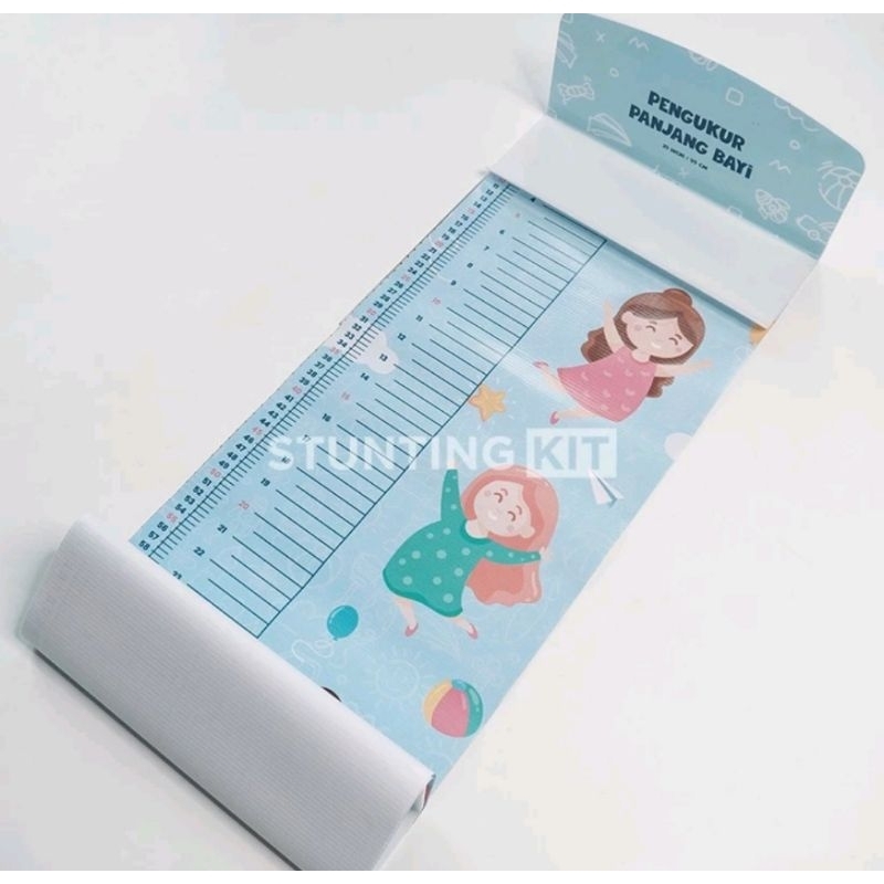 Alat Ukur Tinggi Badan Bayi ( SKY BLUE ) / Pengukur Tinggi badan bayi / infant ruler / Pengukur panj