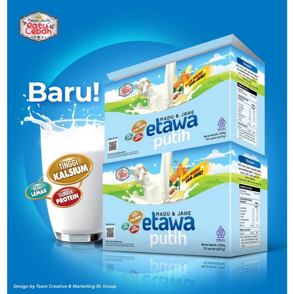 

Susu Kambing Etawa Putih Ratu Lebah 250G Madu Plus Vanila & Jahe 1 Box Isi 10 Sachet Susu Kambing Etawaku Original BPOM Susu Etawaku kualitas Skygoat - AMH Membantu Pengobatan Asma TBC Sesak Nafas dan Osteoporosis Keropos Sendi Rematik Nyeri Otot Pegal