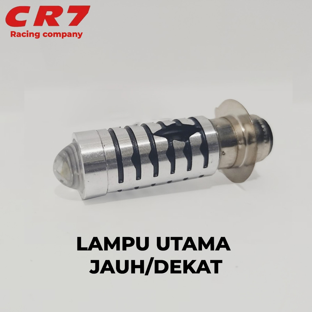 LAMPU LED CR7 LAMPU UTAMA LED H6 LASER JAUH DEKAT PUTIH PUTIH PLUS SENJA