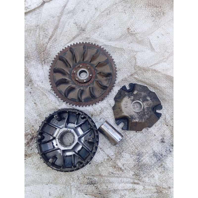 rumah roler  & kipas Baja KVB original Vario 110 Cw/Vario Techno 110 karbu ( Copotan )