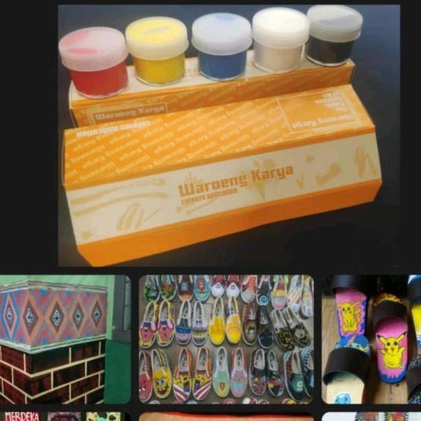

cat akrilik 5 warna