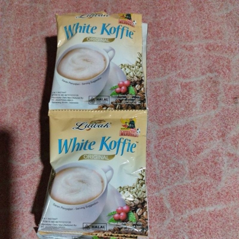 

luwak white koffie sashet