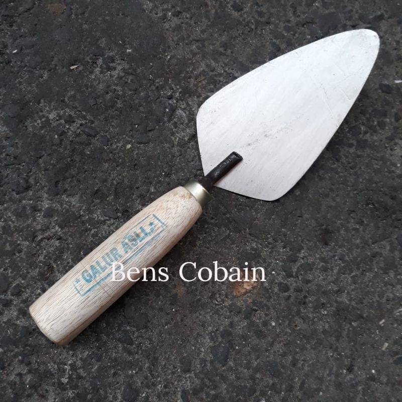 Sendok Semen Galur Asli Panjang 17cm Cetok Sendok Semen Galur Asli