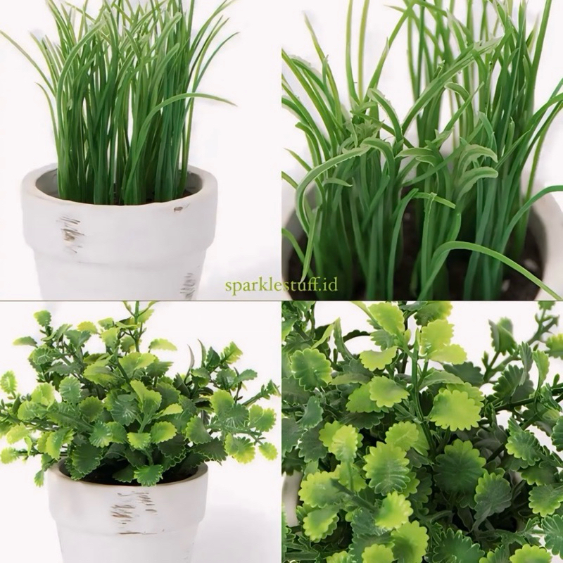 ✨READY STOCK✨Bunga Artificial Mini dalam pot Kayu|Bunga Palsu Aesthetic