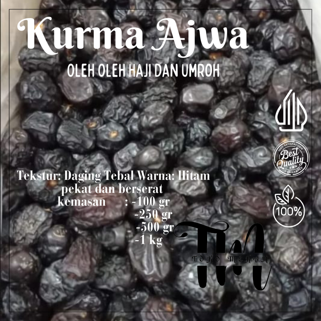 

Kurma Ajwa Kurma Nabi Asli Madinah High Quality