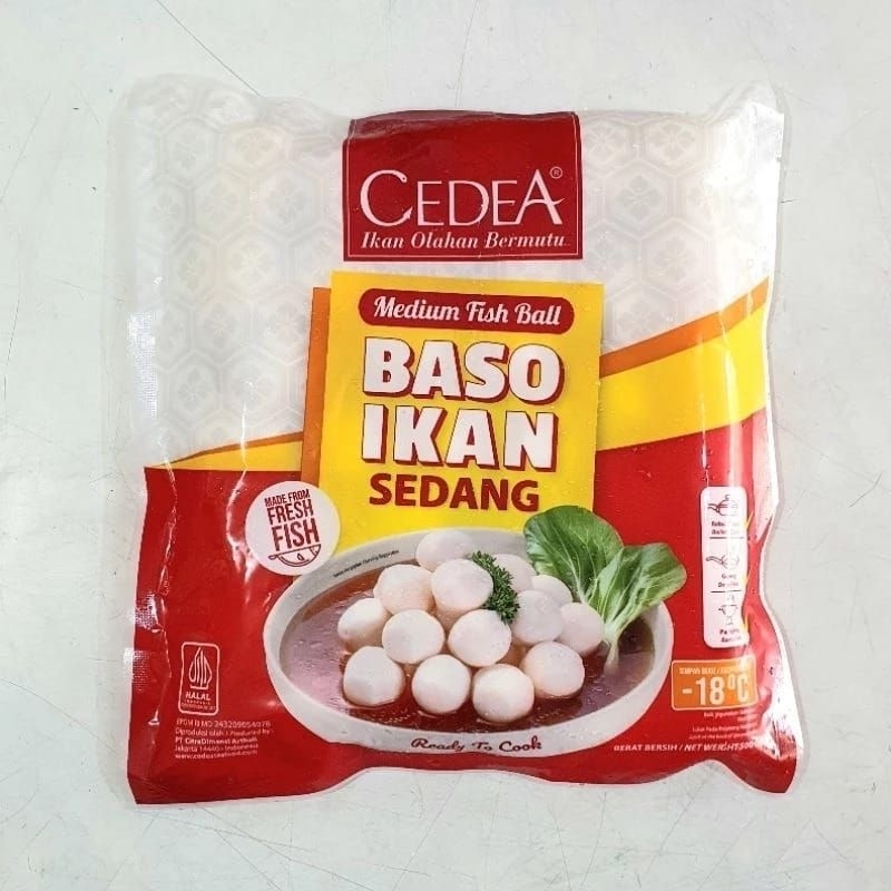 

Cedea Bakso Ikan 500 gr (Frozen Food)