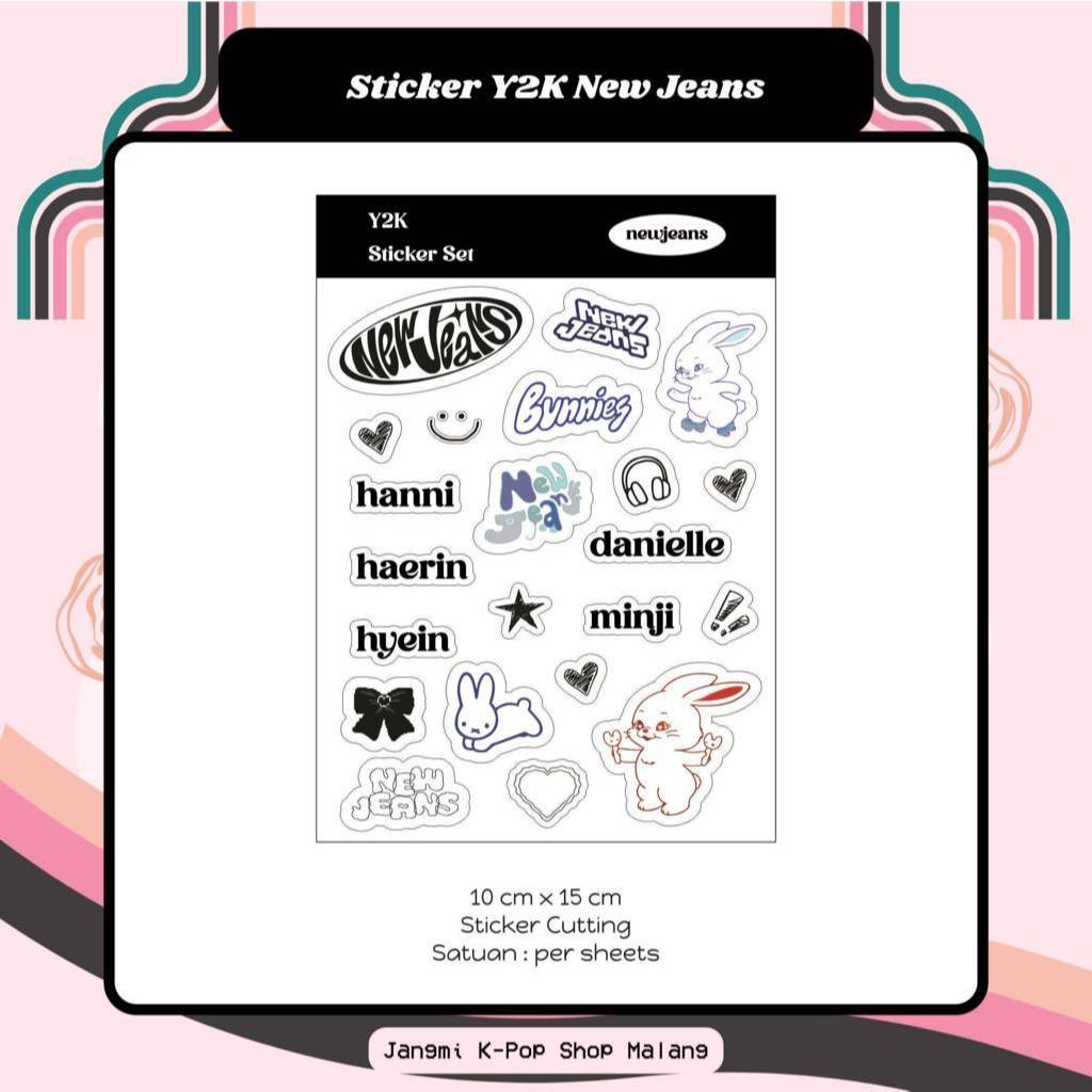 

Sticker Y2K K-Pop New Jeans, Le Sserafim, Enhypen, TXT, Seventeen, NCT Dream, NCT 127, Stray Kids, The Boyz | Sticker K-Pop | Stiker KPOP | Stiker Y2K | Stiker Aesthe