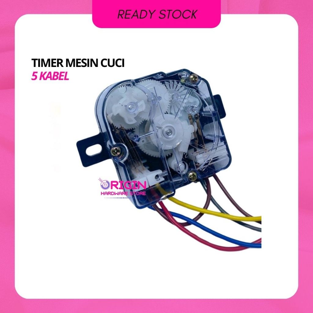 Timer Mesin Cuci 5 KABEL - Penanda Waktu Mesin Pencuci / Wash MULTI