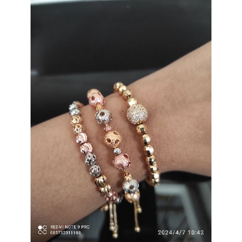 Gelang serut xuping titanium