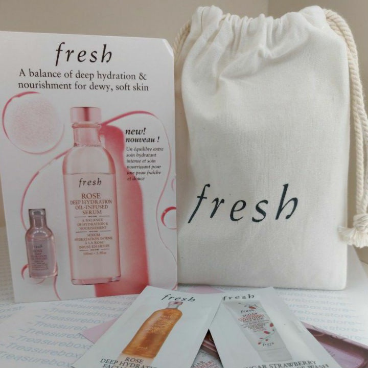 READY STOK FRESH Facial Sample Skincare Sachet