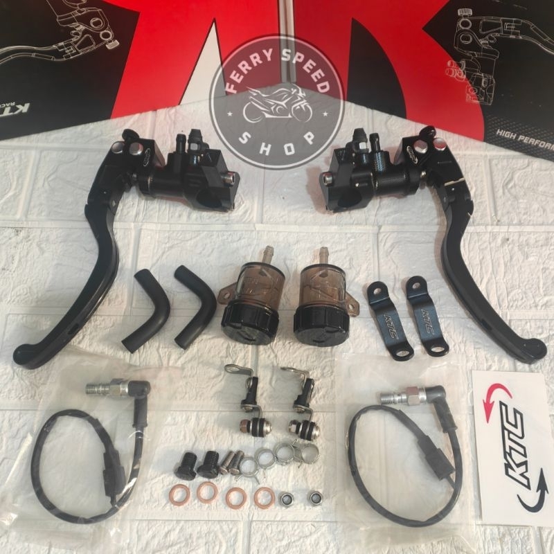 Set Master Rem 2 Tabung Ktc Racing 17mm / Master Rem Ktc Up 110 v2 Nmax Adv Pcx Xmax Vario 160 Abs