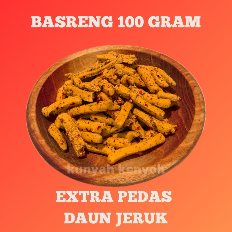 

BASRENG 100 GRAM / BASRENG PEDAS EXTRA DAUN JERUK