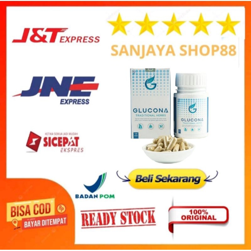 Glucona Obat Herbal Diabetes Penurun Kencing Manis Gula Darah Insuli