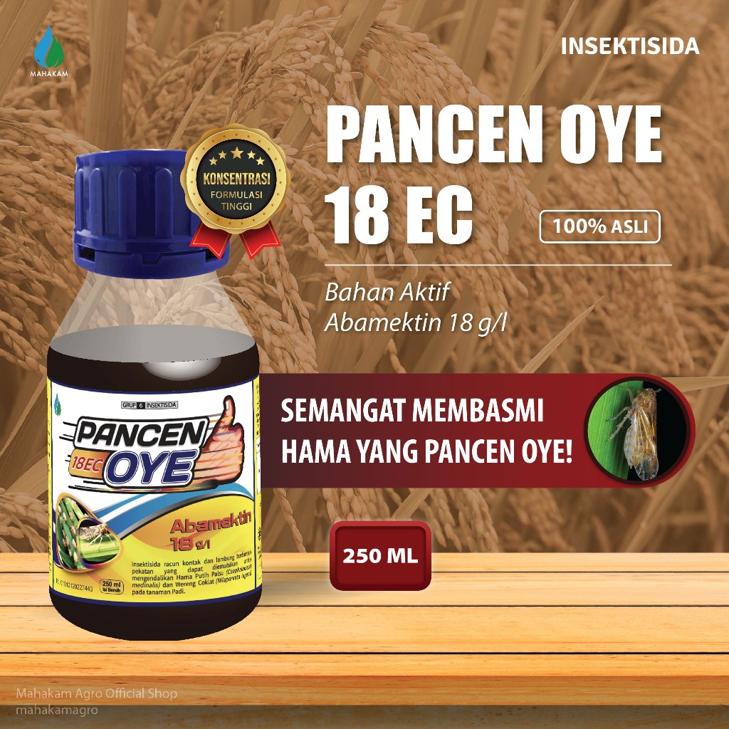 Mahakam Pancen Oye 18 EC 250 ml - Insektisida Pestisida - Pembasmi Hama Penyakit Tanaman Padi