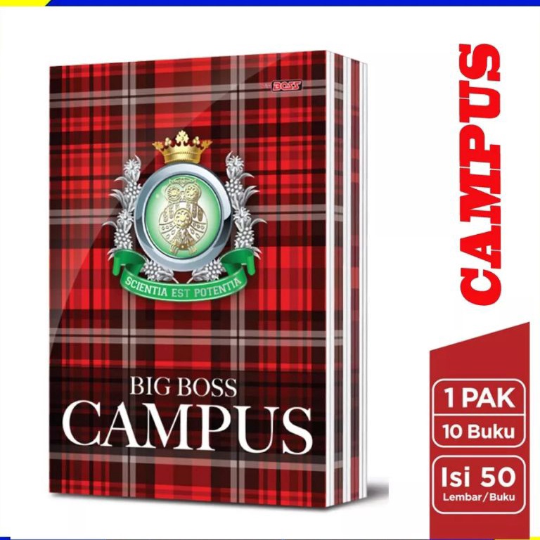 

KODE H65Z Buku tulis Campus BIG BOS 5 Lembar 1pak1buku