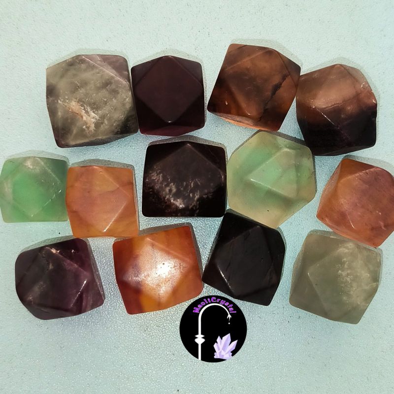 Fluorite Polyhedron Crystal