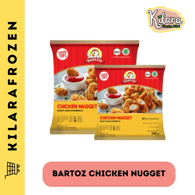 

BARTOZ NAGET AYAM / CHICKEN NUGGET BERAT 250GR - 500GR