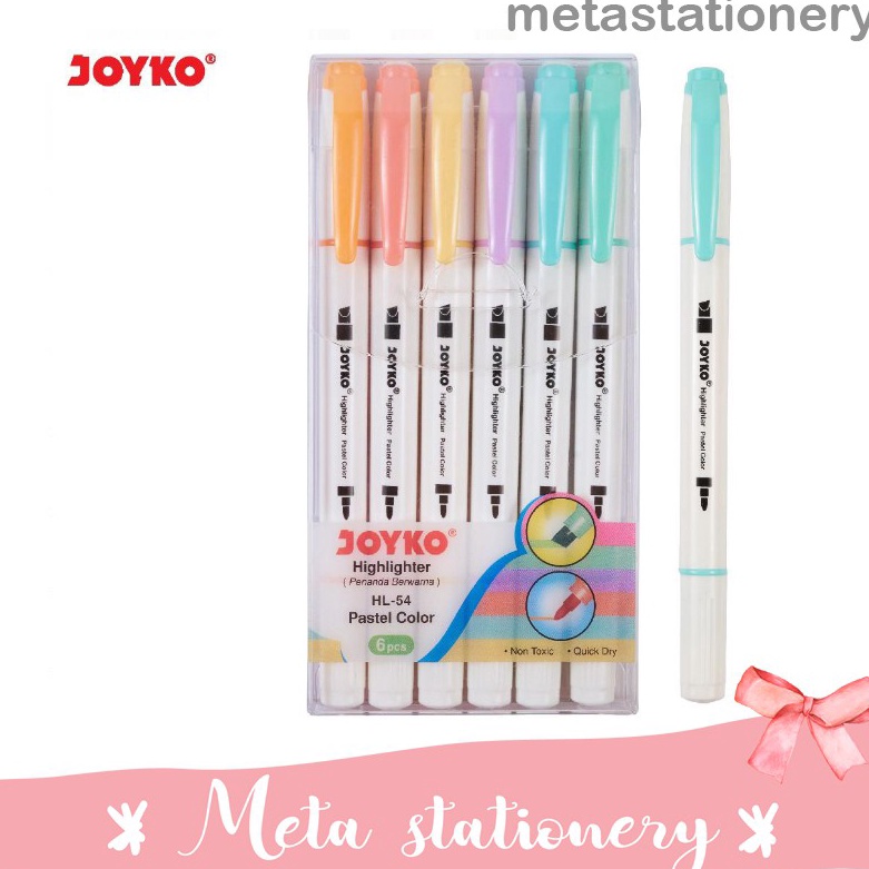 

KODE B76C Highlighter Textliner Pastel Joyko HL54