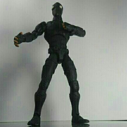 Spiderman Stealth Suit Custom Basic From Spidey Toybiz
