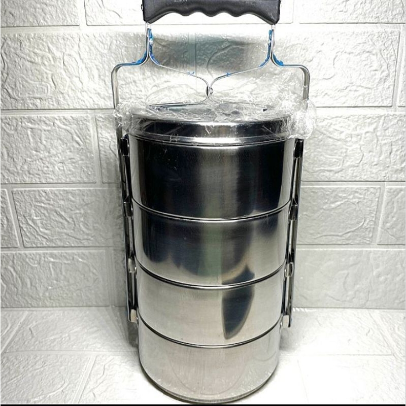 Rantang Stainless Susun 4 Anti Karat / Rantang Catering Susun 4 / Rantang Susun Stainless Steel