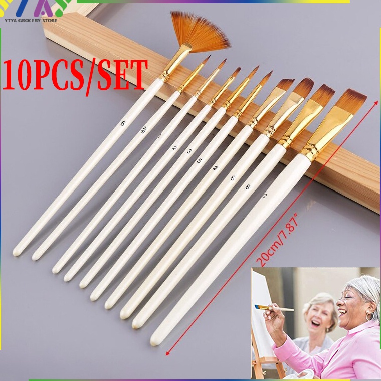 

Nylon Bercabang Untuk Cat Air Akrilik Dan Seni Lukis Dengan Pegangan Kayu 1pcs Kuas Lukis Terlaris ART D8Y8