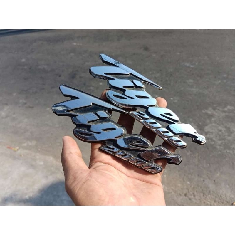 Emblem Tangki Tiger Lama Tilam Tilas Tiger Lawas Original Bekas Copotan Motor Second 2nd