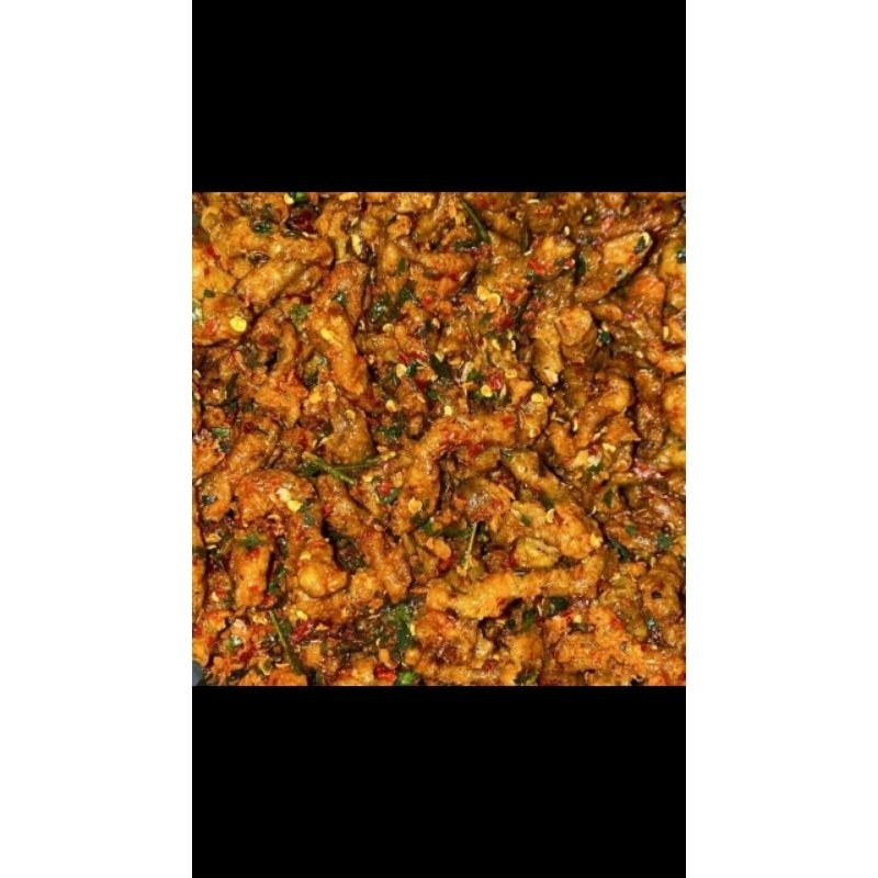 

USUS PEDAS DAUN JERUK 1 KG/USUS KRISPY/ USUS GORENG KRISPY