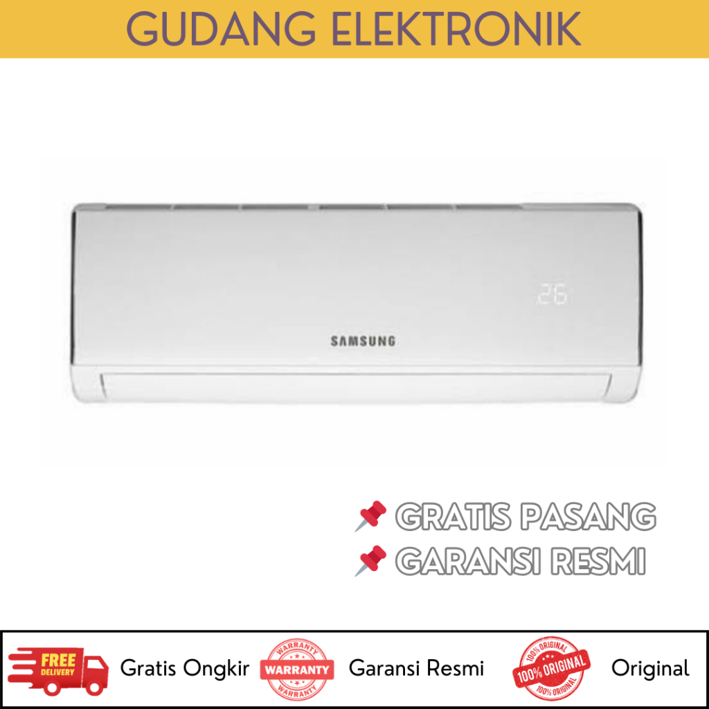 AC SAMSUNG 1PK - AR 09 BGHQ - R32 + PASANG - GRATIS ONGKIR SERANG KOTA