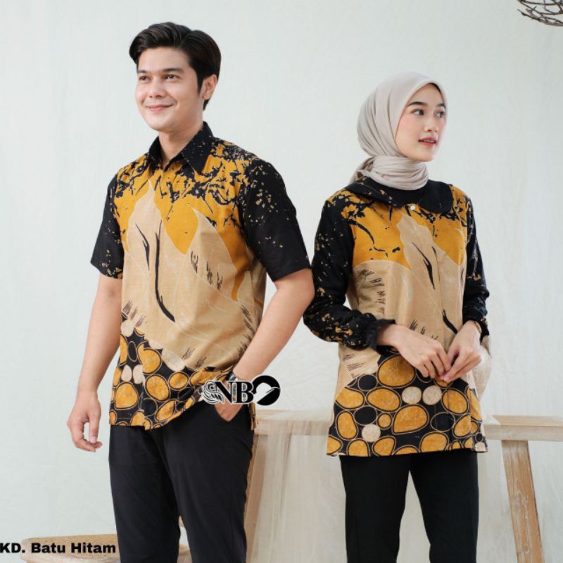 BATIK COUPLE MODERN Baju batik cewek cowok manis