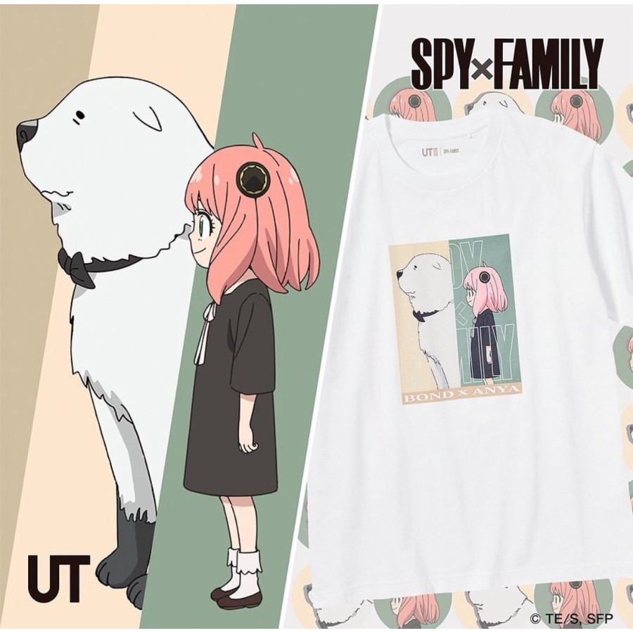 kaos uniqlo spy x family Fonindaa